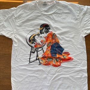 3 White Graphic T-Shirt from Japan